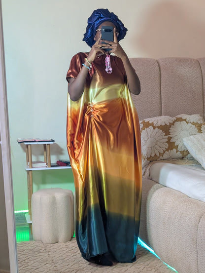 Kaftan dress in this print