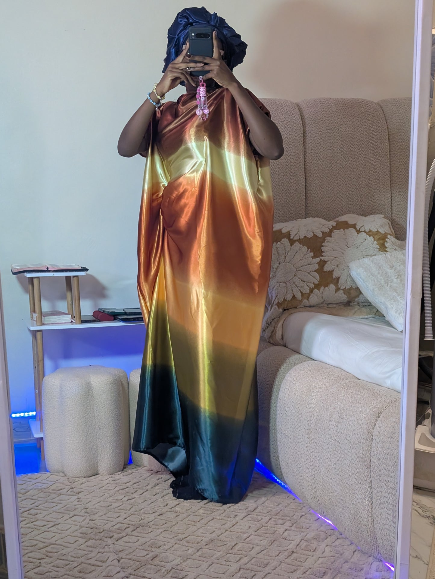 Kaftan dress in this print