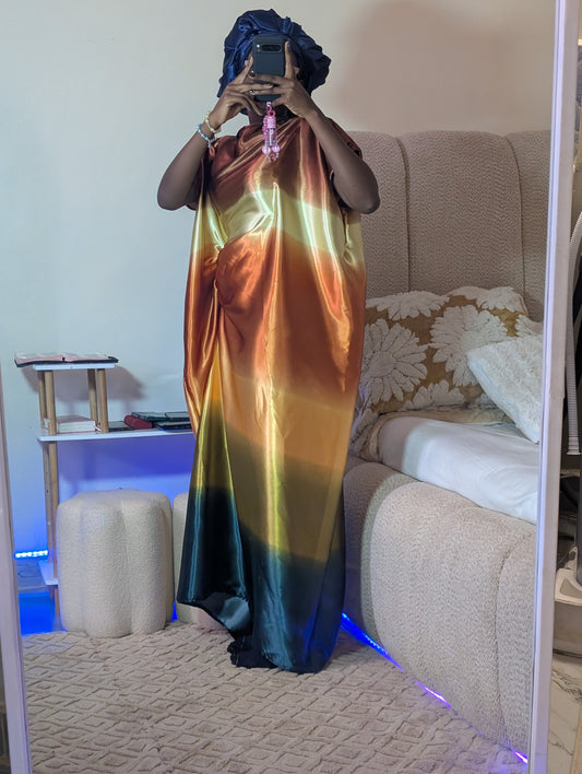 Kaftan dress in this print