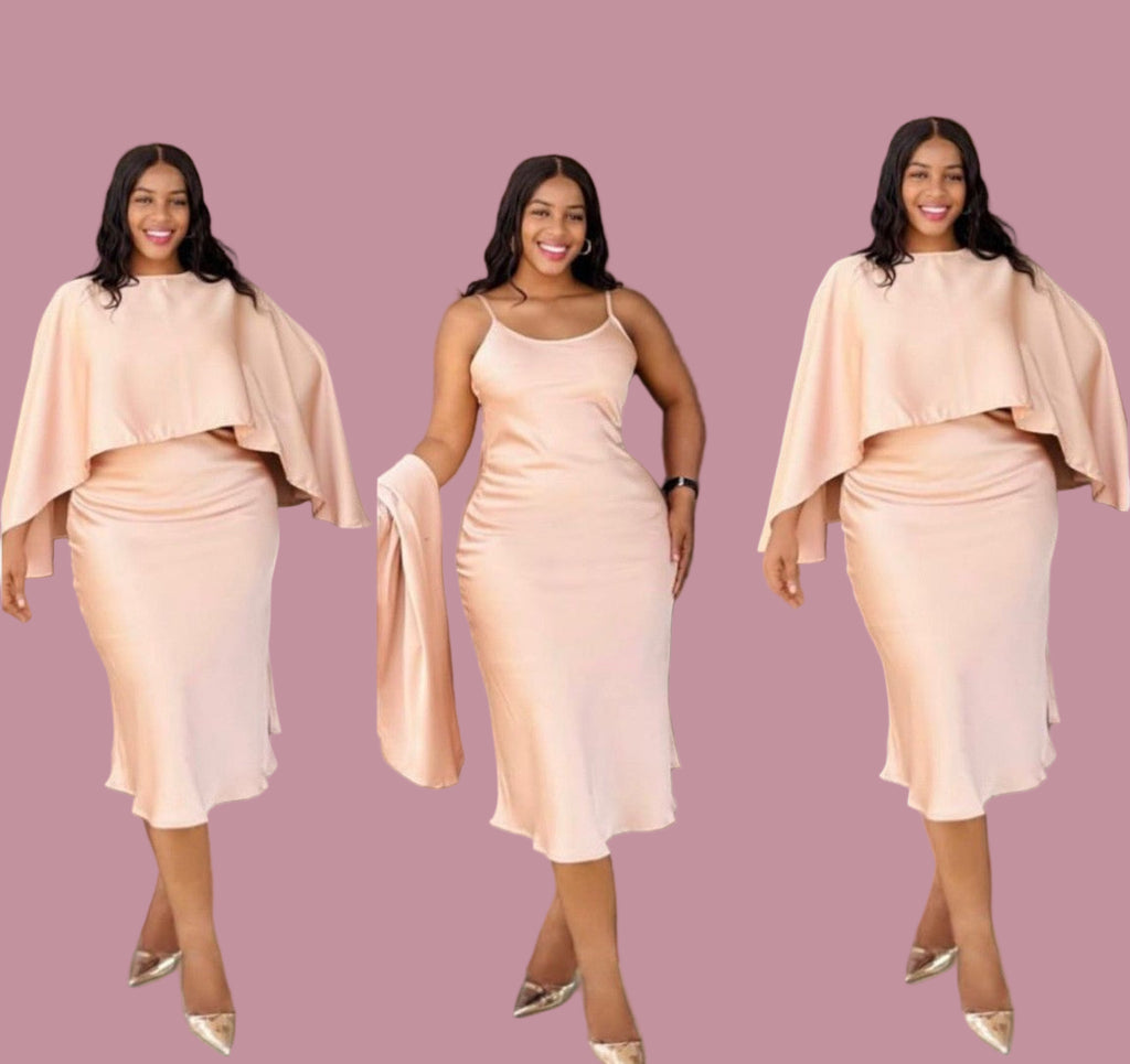 Silk/Satin dress for ladies and women