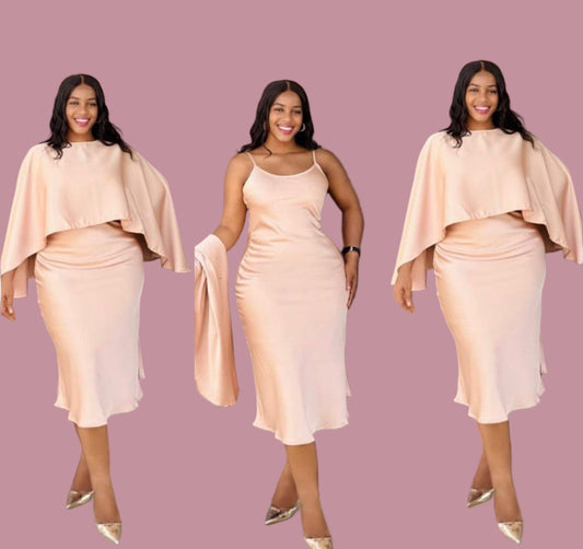 Silk/Satin dress for ladies and women